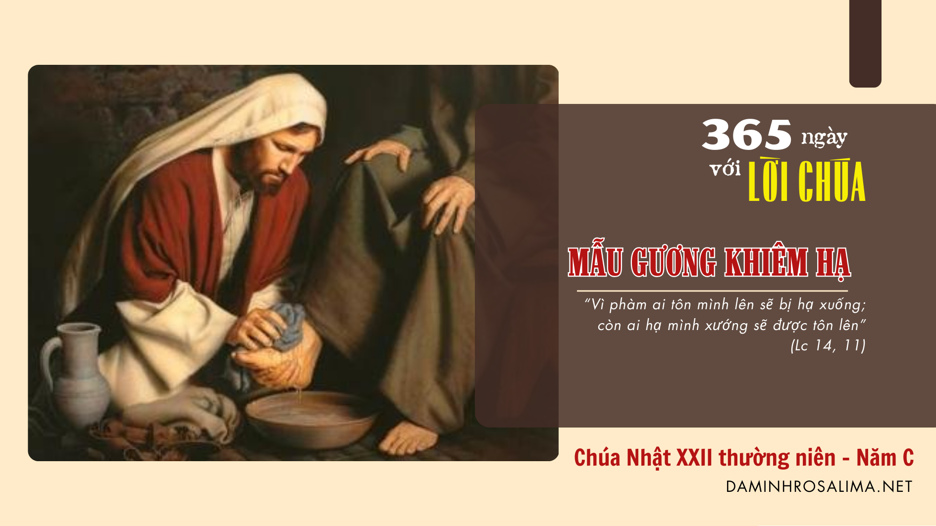 Chúa Nhật XXII thường niên - Năm C